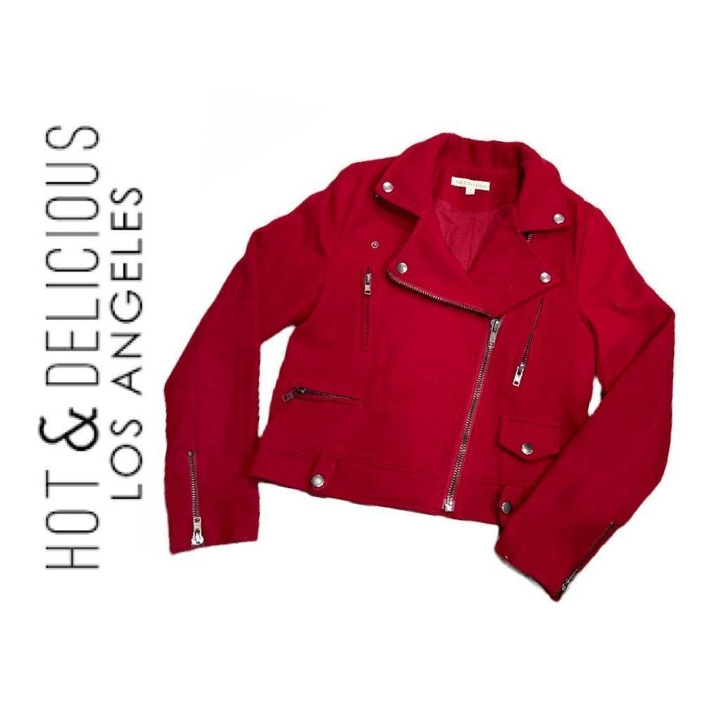 Hot & Delicious Women’s Red Moro‎ Jacket - Size M